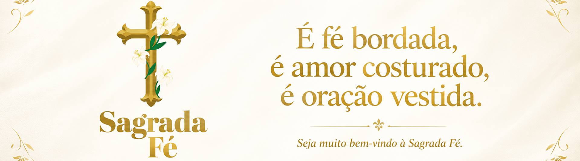 Banner Sagrada Fé